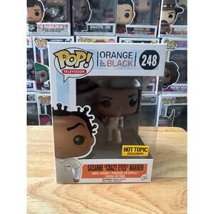 VAULTED EXCLUSIVE Suzanne "Crazy Eyes" Warren Funko Pop #248 Orange New Black TV